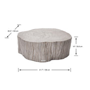 Elementi Home Daintree Concrete Square Coffee Table Coffee Table Elementi   