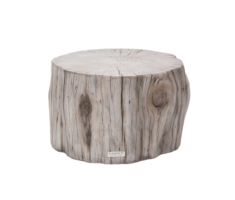 Elementi Home Daintree Concrete Square Coffee Table Coffee Table Elementi Medium Drift Wood 