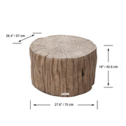Elementi Home Daintree Concrete Square Coffee Table Coffee Table Elementi   
