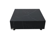 Elementi Home Sofia Marble Porcelain Coffee Table Coffee Table Elementi Square  
