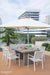 Elementi Home Santiago GFRC Concrete Rectangular Dining Table Dining Table Elementi   