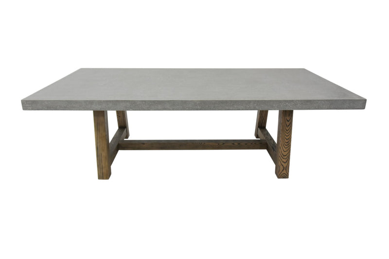 Elementi Home Seine GFRC Concrete Rectangular Dining Table Dining Table Elementi   