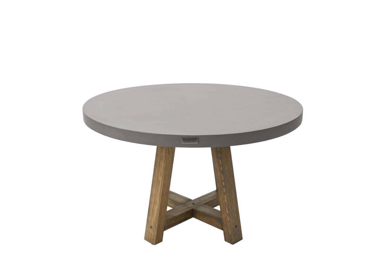 Elementi Home Verona GFRC Concrete Round Dining Table Dining Table Elementi   