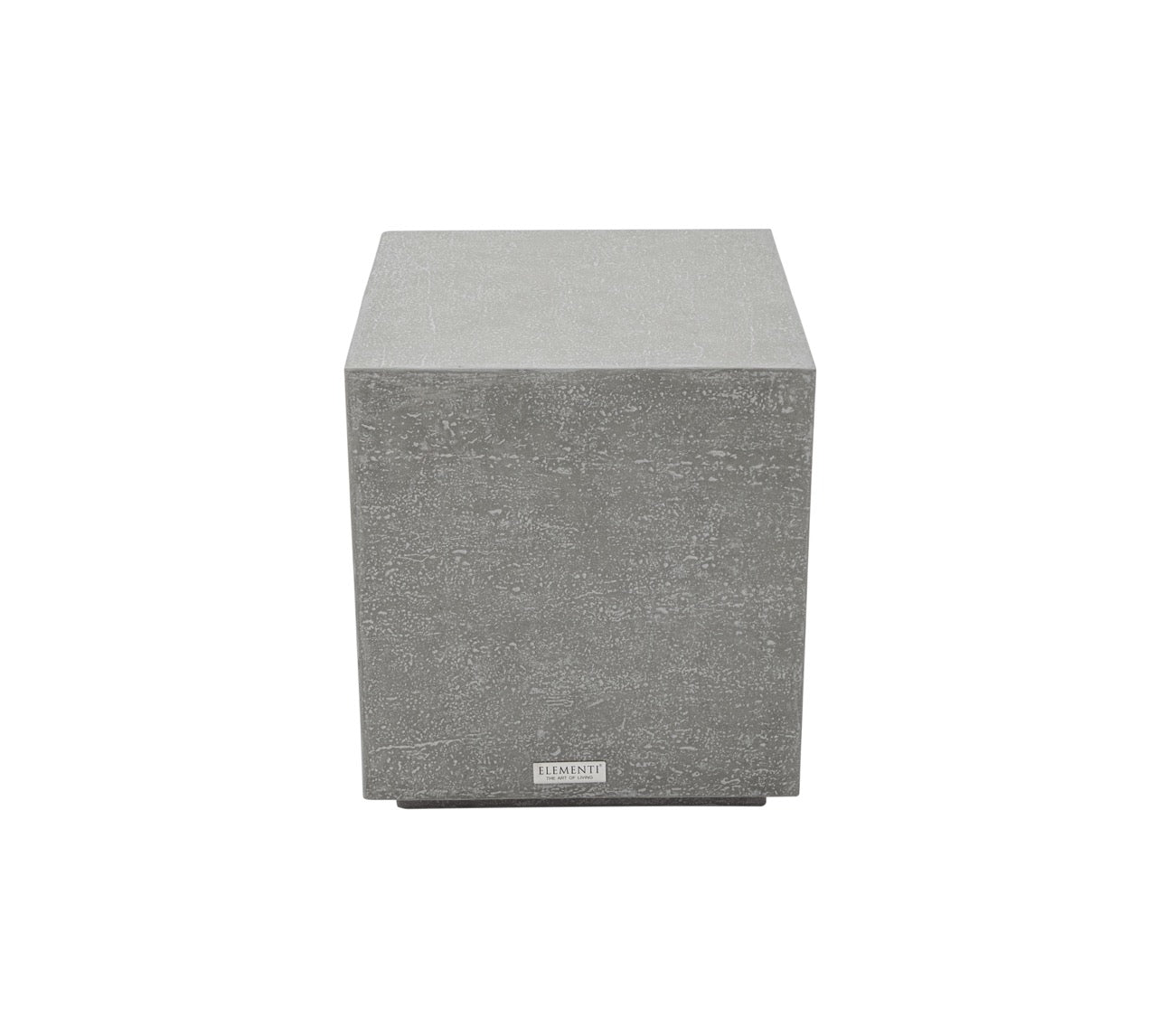 Elementi Home Tevere GFRC Concrete Square Side Table Side Table Elementi   