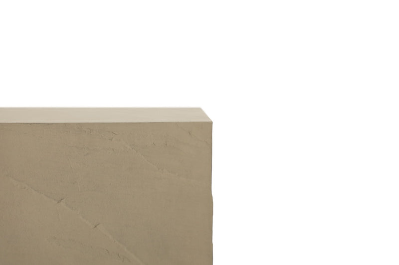 Elementi Home Colorado Concrete Square Side Table Side Table Elementi   