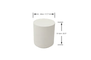 Elementi Home Rome GFRC Concrete Round Side Table Side Table Elementi   
