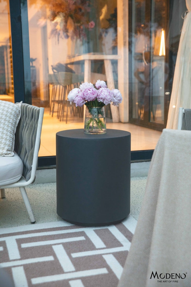 Elementi Home Rome GFRC Concrete Round Side Table Side Table Elementi   