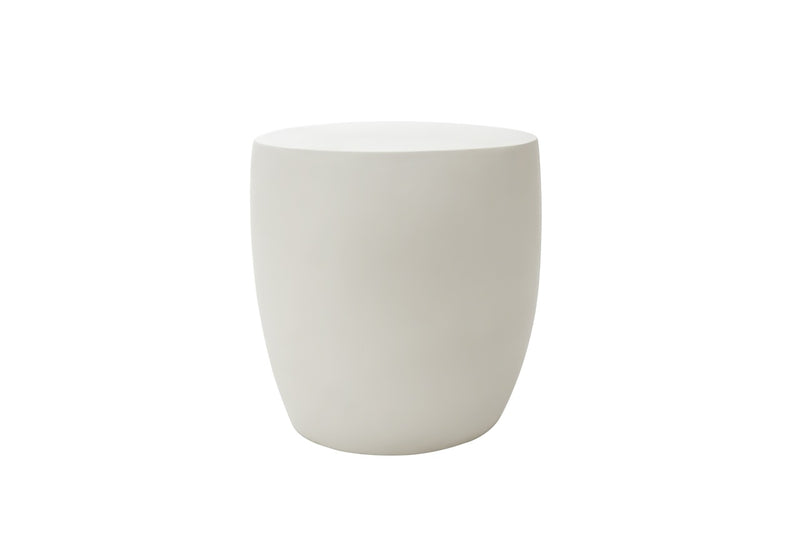 Elementi Home Ikaria Concrete Round Side Table Side Table Elementi   
