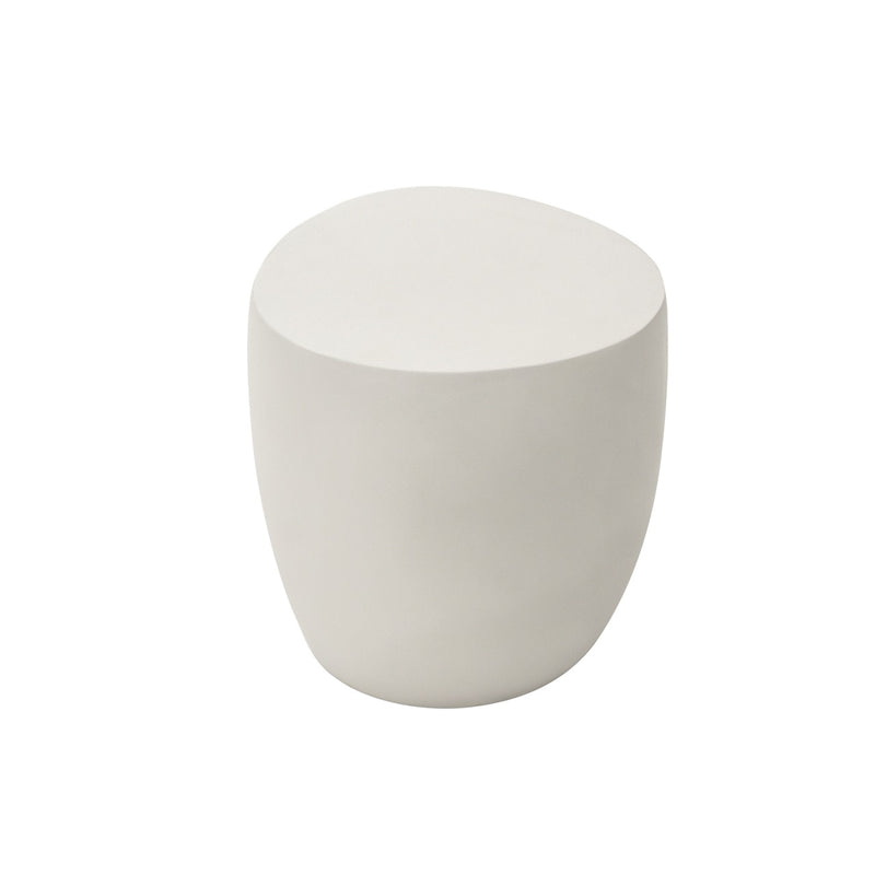 Elementi Home Ikaria Concrete Round Side Table Side Table Elementi   