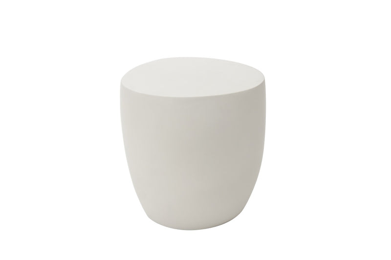 Elementi Home Ikaria Concrete Round Side Table Side Table Elementi   
