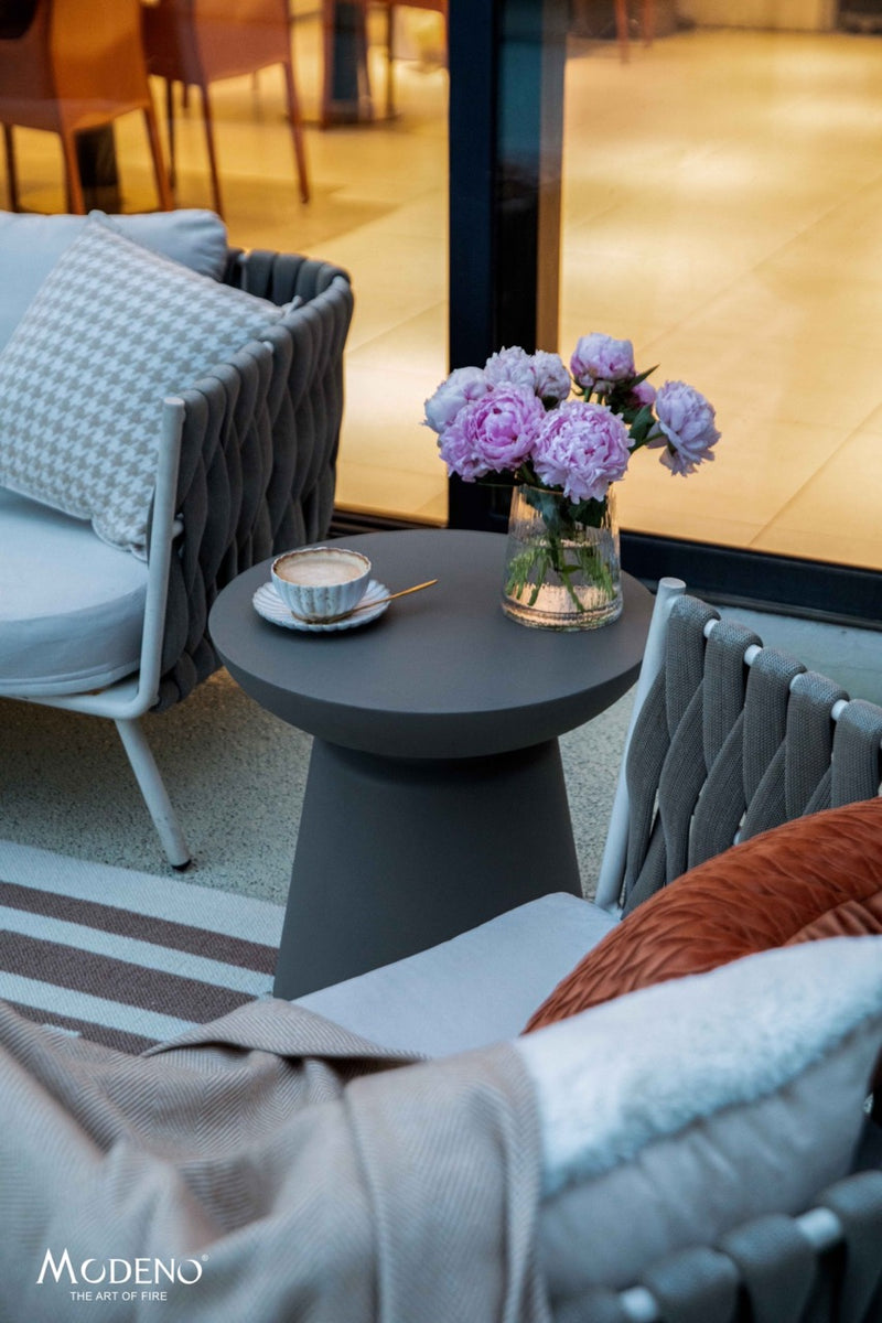 Elementi Home Kylix Round Side Table Side Table Elementi   