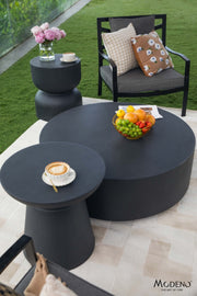Elementi Home Kylix Round Side Table Side Table Elementi   