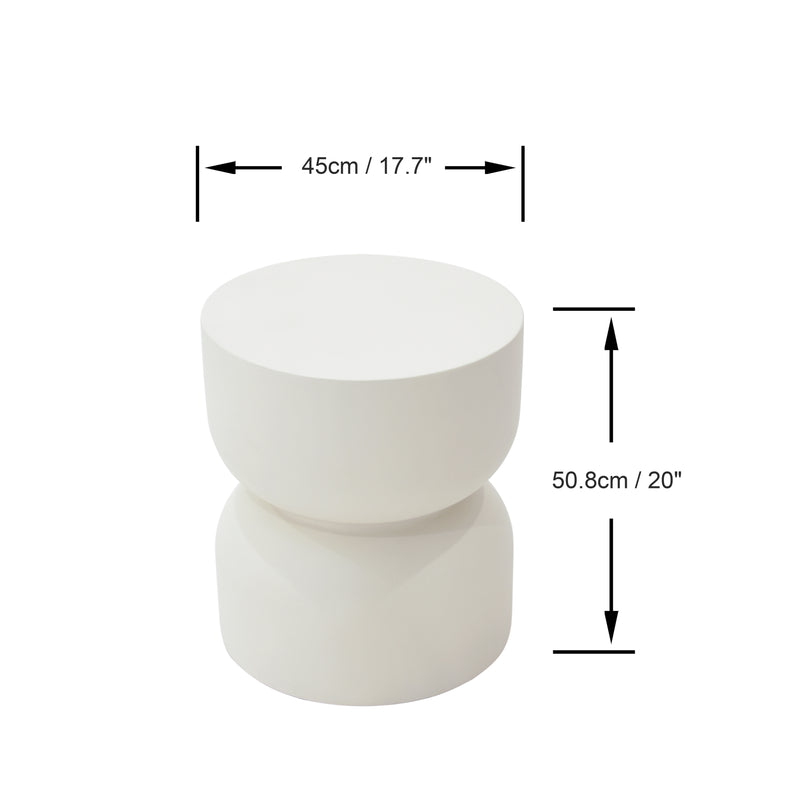 Elementi Home Chronos Round Side Table Side Table Elementi   