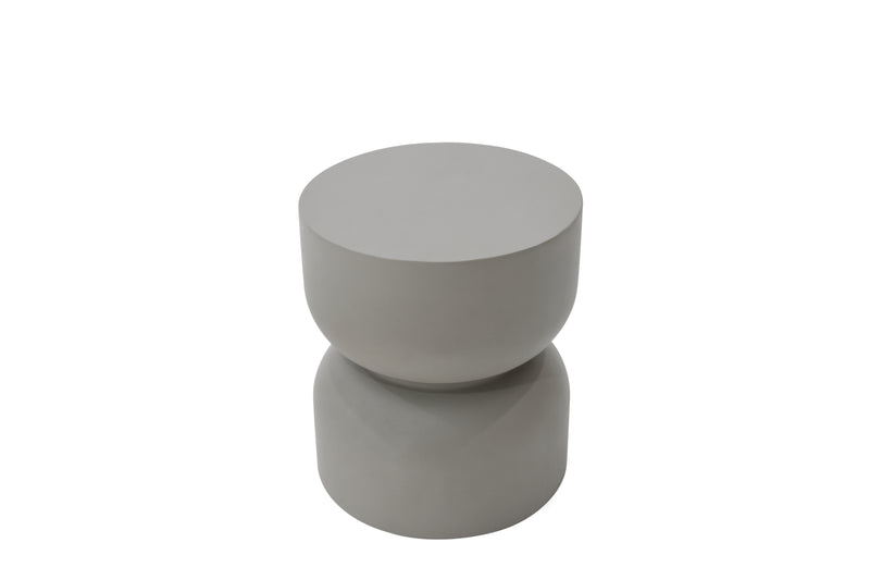 Elementi Home Chronos Round Side Table Side Table Elementi Space Grey  
