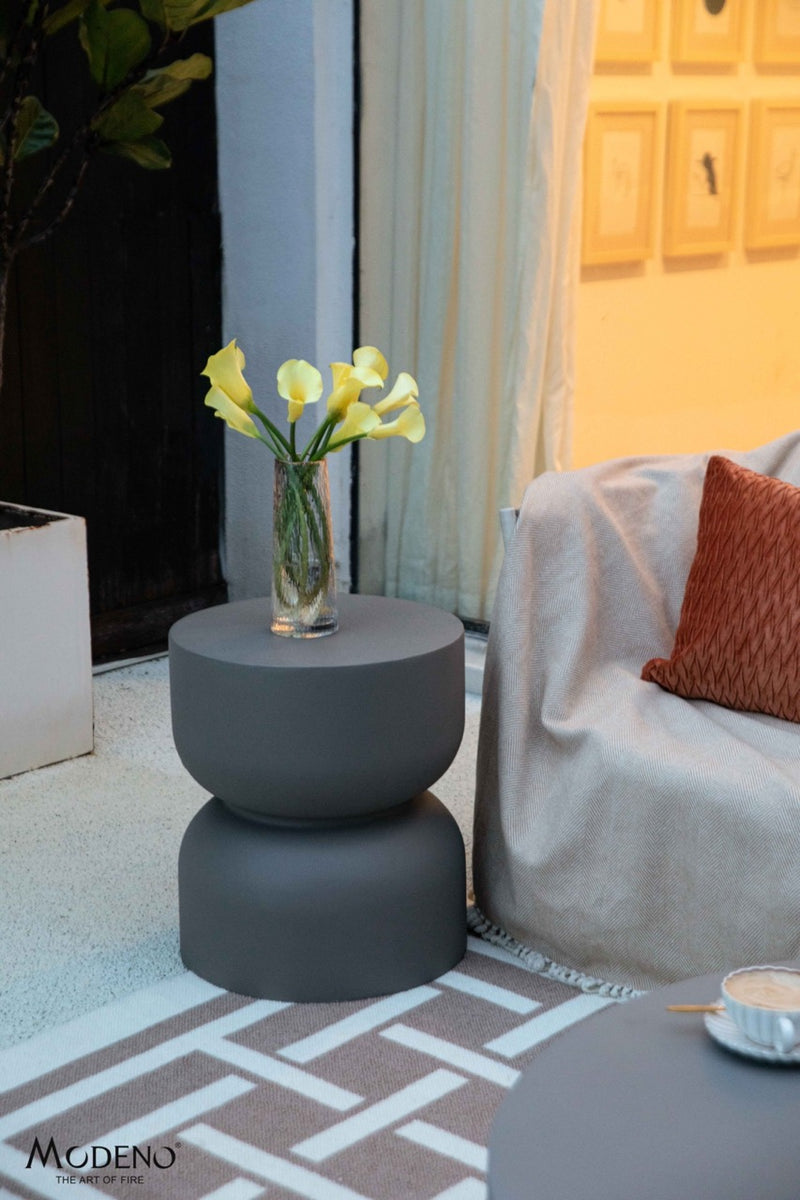 Elementi Home Chronos Round Side Table Side Table Elementi   