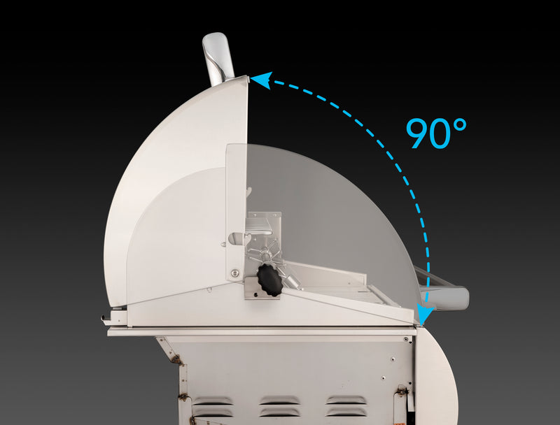 Fire Magic Echelon Diamond E790s 36" Portable Grill with Digital Thermometer & Flush Mounted Single Side Burner Free Standing Gas Grill Fire Magic   
