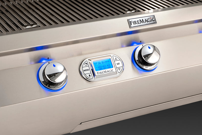 Fire Magic Echelon Diamond E790s 36" Portable Grill with Digital Thermometer & Flush Mounted Single Side Burner Free Standing Gas Grill Fire Magic   