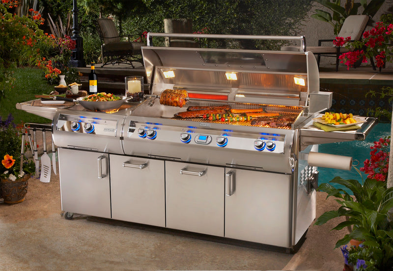 Fire Magic Echelon Diamond 48" E1060s Portable Grill with Digital Thermometer & Power Burner Free Standing Gas Grill Fire Magic   