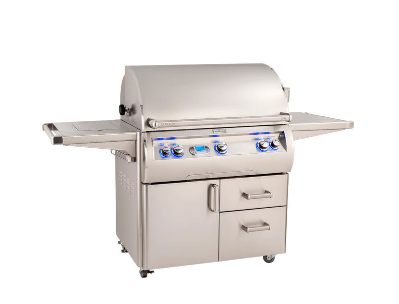 Fire Magic Echelon Diamond E790s 36" Portable Grill with Digital Thermometer & Flush Mounted Single Side Burner Free Standing Gas Grill Fire Magic No Propane No