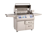 Fire Magic Echelon Diamond E790s 36" Portable Grill with Digital Thermometer & Flush Mounted Single Side Burner Free Standing Gas Grill Fire Magic   