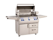 Fire Magic Echelon Diamond E790s 36" Portable Grill with Analog Thermometer Flush Mounted Single Side Burner Free Standing Gas Grill Fire Magic   