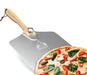 Chicago Brick Oven Aluminum Pizza Peel 12" x 14" With Foldable Wooden Handle - 25" Long Pizza Peel Chicago Brick Oven (CBO)   