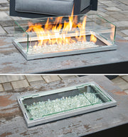 OGR Glass Wind Guard 26" Linear Folding (FWG-1224) Wind Guards The Outdoor GreatRoom Company   