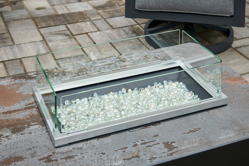 OGR Glass Wind Guard 26" Linear Folding (FWG-1224) Wind Guards The Outdoor GreatRoom Company   