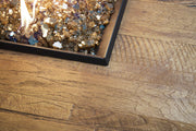 American Fyre Designs 54" Reclaimed Wood Contempo Rectangle Gas Firetable Fire Pit Table American Fyre Designs   