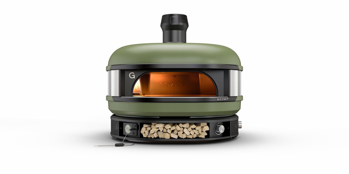 Gozney Dome Hybrid Wood & Gas Pizza Oven Pizza Oven Gozney Olive Green Propane & Wood 
