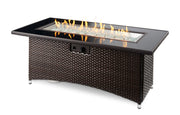 The Outdoor GreatRoom Company 60" Balsam Montego Linear Gas Fire Pit Table (MG-1242-BLSM-K) Fire Pit Table The Outdoor GreatRoom Company   
