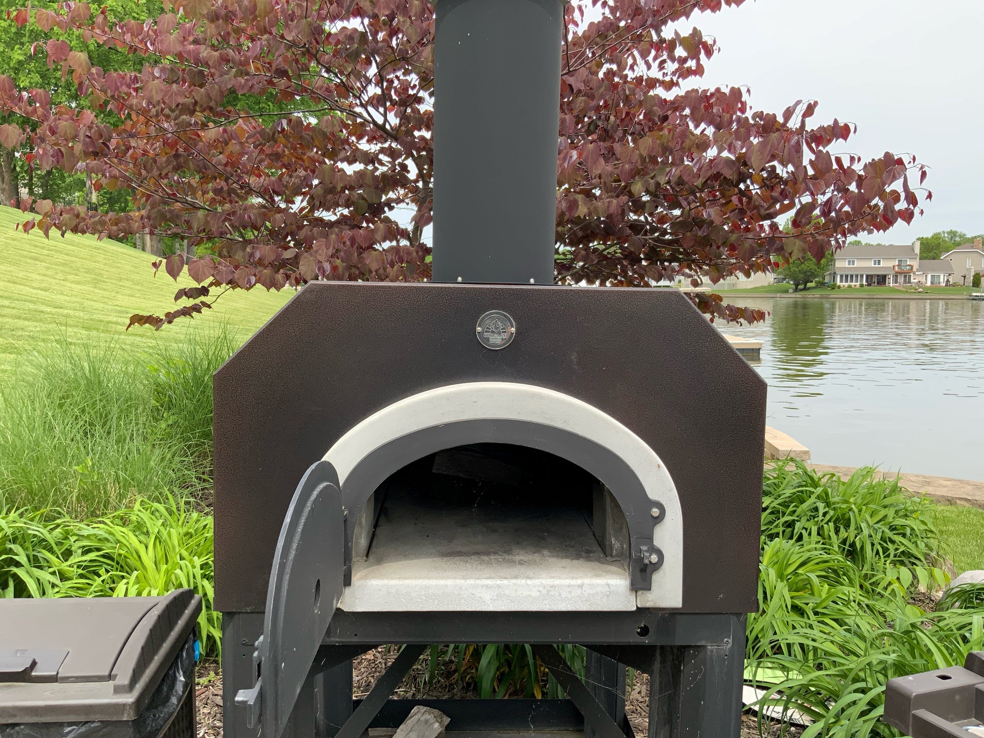 Chicago Brick Oven CBO-750 Hybrid Gas & Wood-Fired Pizza Oven On Stand Pizza Oven Chicago Brick Oven (CBO)   