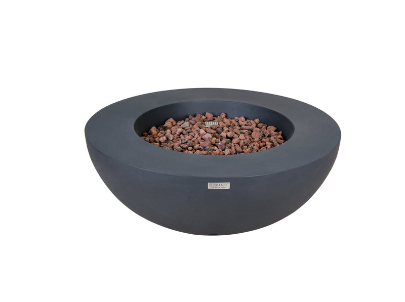 Elementi Lunar Gas Fire Bowl 42" - Multiple Colors Available Fire Bowls Elementi   