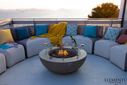 Elementi Lunar Gas Fire Bowl 42" - Multiple Colors Available Fire Bowls Elementi   