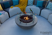 Elementi Lunar Gas Fire Bowl 42" - Multiple Colors Available Fire Bowls Elementi   