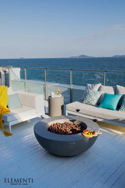 Elementi Lunar Gas Fire Bowl 42" - Multiple Colors Available Fire Bowls Elementi   