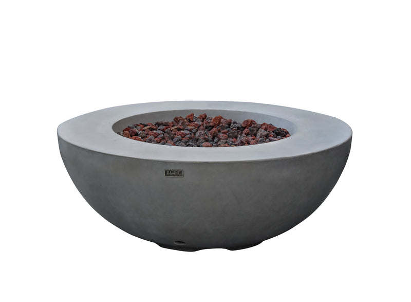 Elementi Lunar Gas Fire Bowl 42" - Multiple Colors Available Fire Bowls Elementi   