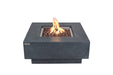 Elementi Manhattan Concrete Gas Fire Table 36" - Multiple Colors Available Fire Pit Table Elementi Natural Gas Dark Gray 