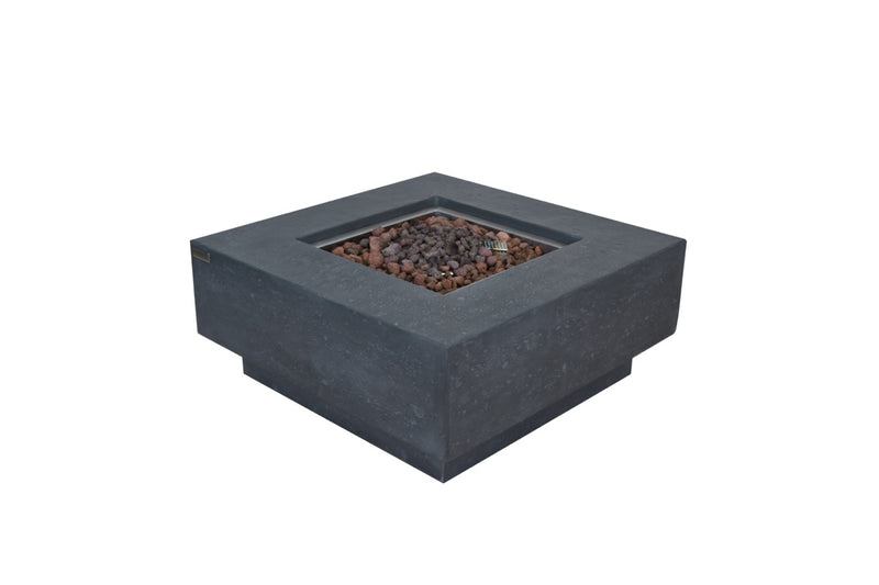 Elementi Manhattan Concrete Gas Fire Table 36" - Multiple Colors Available Fire Pit Table Elementi   
