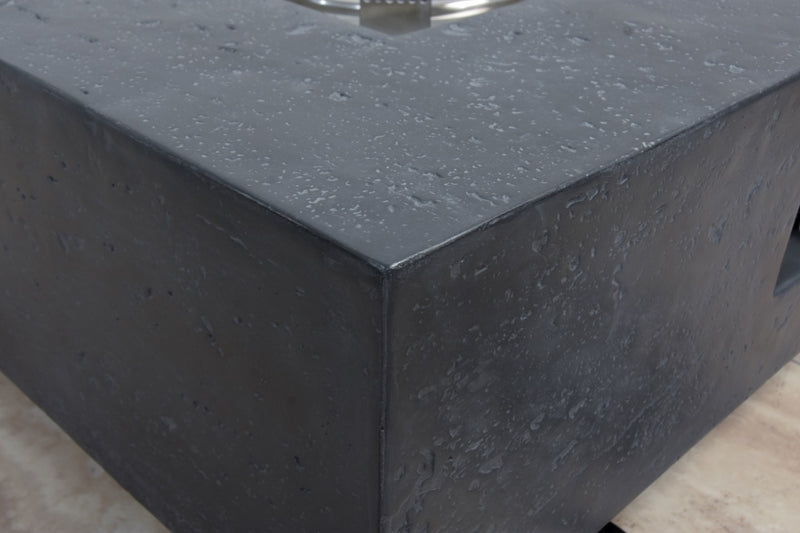 Elementi Manhattan Concrete Gas Fire Table 36" - Multiple Colors Available Fire Pit Table Elementi   