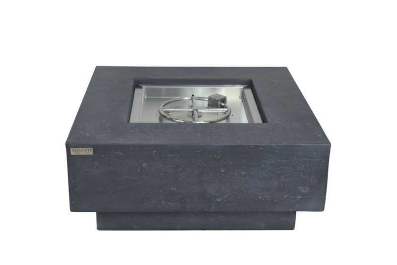 Elementi Manhattan Concrete Gas Fire Table 36" - Multiple Colors Available Fire Pit Table Elementi   