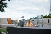 Elementi Metropolis Concrete Gas Fire Table 56" - Multiple Colors Available Fire Pit Table Elementi   