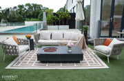 Elementi Metropolis Concrete Gas Fire Table 56" - Multiple Colors Available Fire Pit Table Elementi   