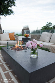 Elementi Metropolis Concrete Gas Fire Table 56" - Multiple Colors Available Fire Pit Table Elementi   