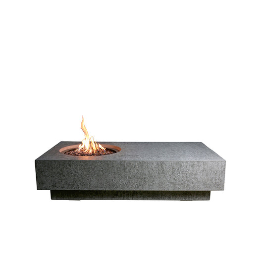 Elementi Metropolis Concrete Gas Fire Table 56" - Multiple Colors Available Fire Pit Table Elementi   