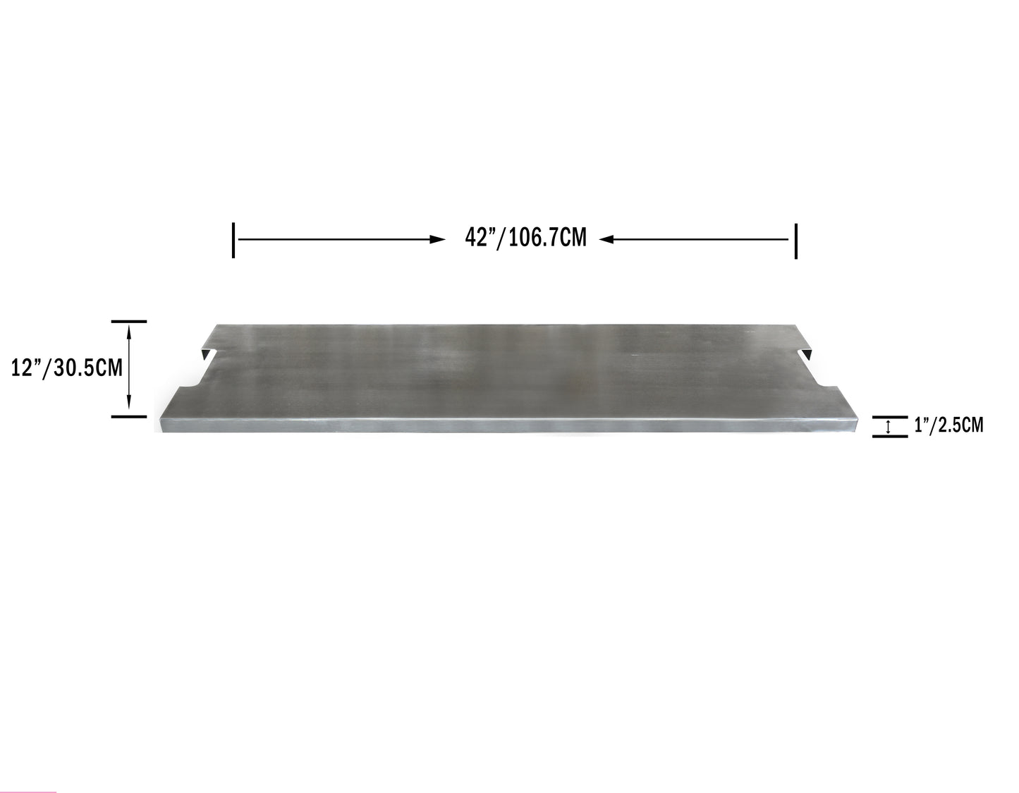 Elementi Stainless Steel Lid for Granville and Hampton Gas Fire Tables Fire Table Lid Elementi   