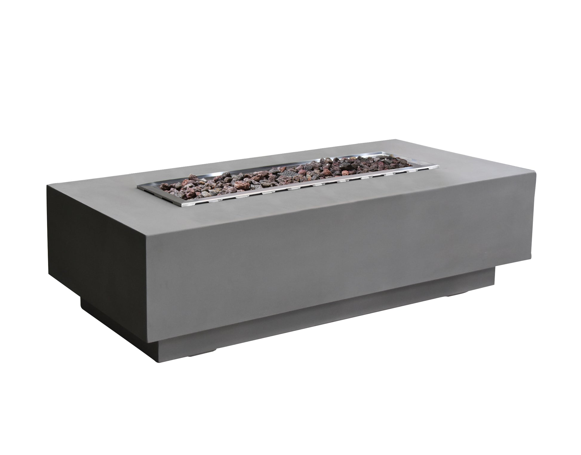 Elementi Granville Concrete Gas Fire Table 60" - Multiple Colors Available Fire Pit Table Elementi   