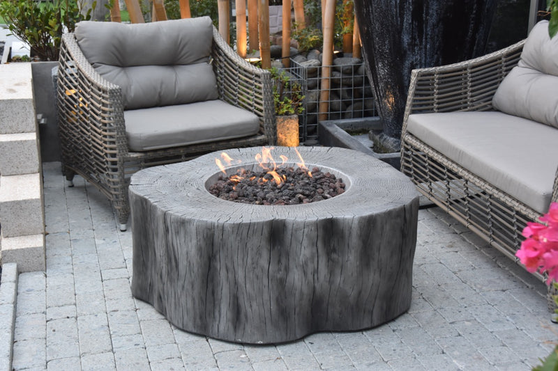 Elementi Manchester Concrete Gas Fire Table 42" - Multiple Colors Available Fire Pit Table Elementi   