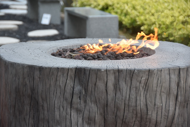Elementi Manchester Concrete Gas Fire Table 42" - Multiple Colors Available Fire Pit Table Elementi   