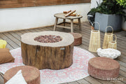 Elementi Manchester Concrete Gas Fire Table 42" - Multiple Colors Available Fire Pit Table Elementi   